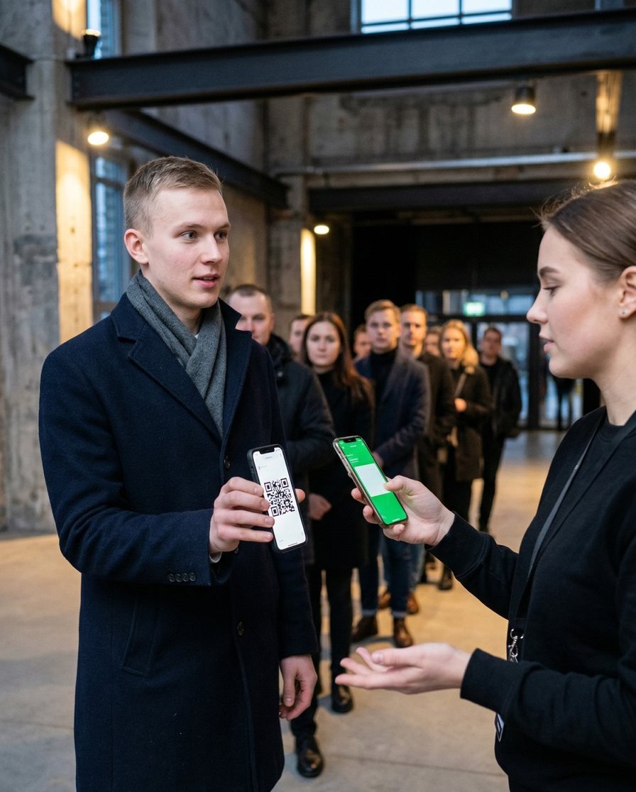 Kontserdi ja ürituse sissepääs